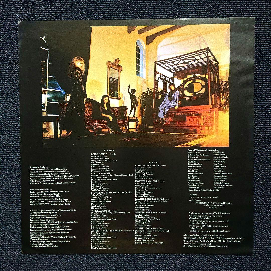 Stevie Nicks Bella Donna LP 1981 Japan Vinyl Record with Obi and Insert