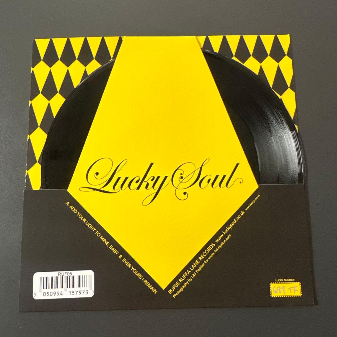 Lucky Soul - Add Your Light To Mine, Baby 7" Vinyl Single RUF05 Indie Pop