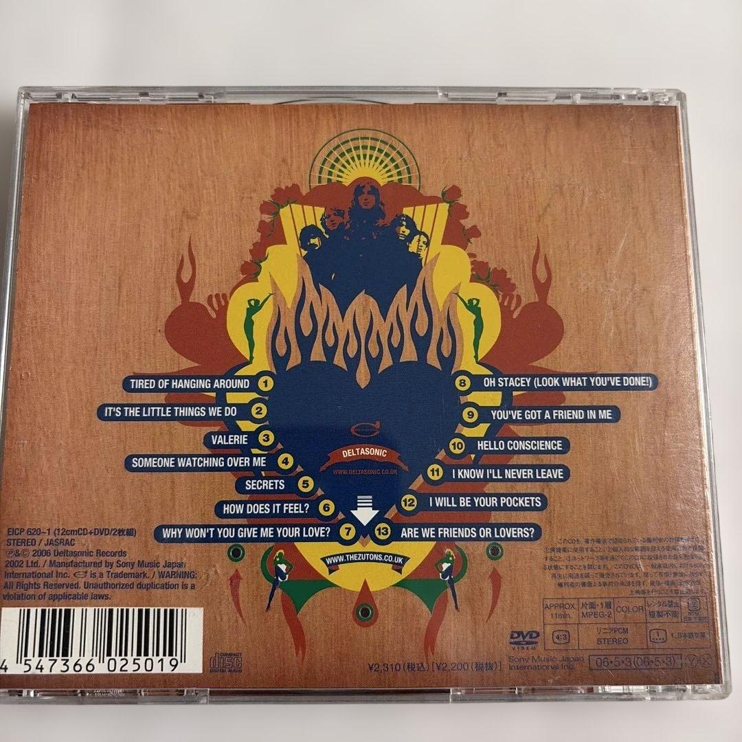 The Zutons Tired of Hanging Around CD+DVD Japan Press w/ OBI Limited Edition