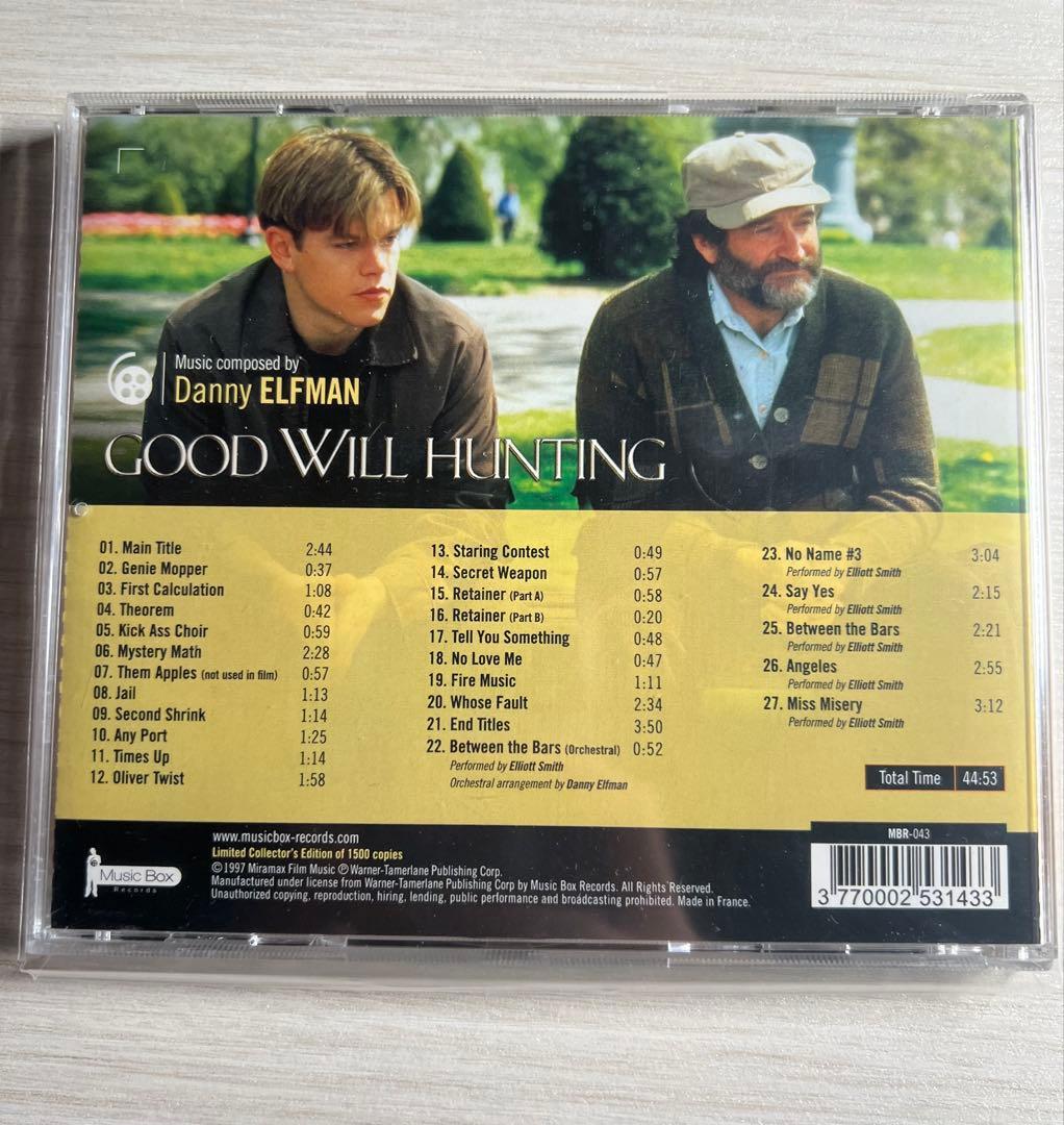Good Will Hunting Soundtrack Danny Elfman Complete CD Limited 1500 Used | Japansoundstore