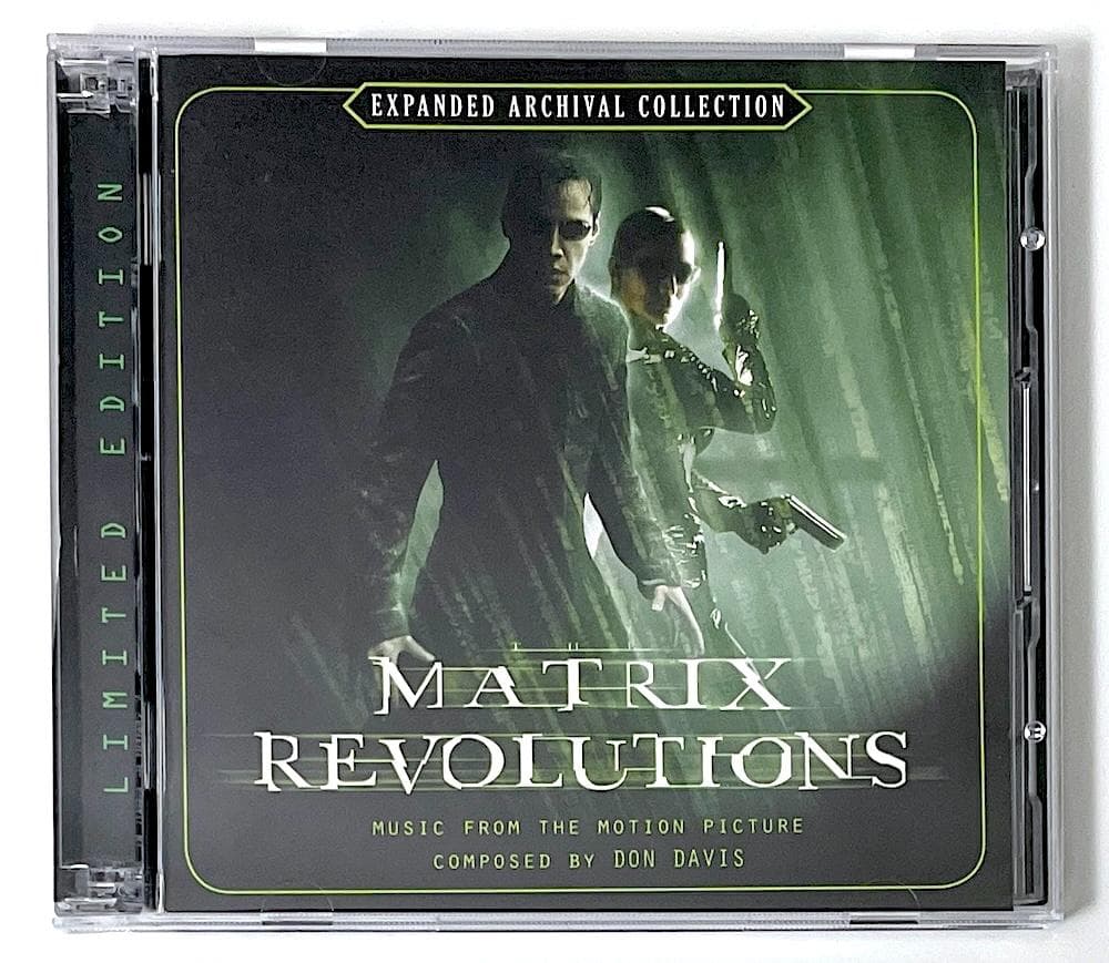 Limited Edition Matrix Revolutions OST 2CD Out of Print Rare Disc Condition: NM | Japansoundstore