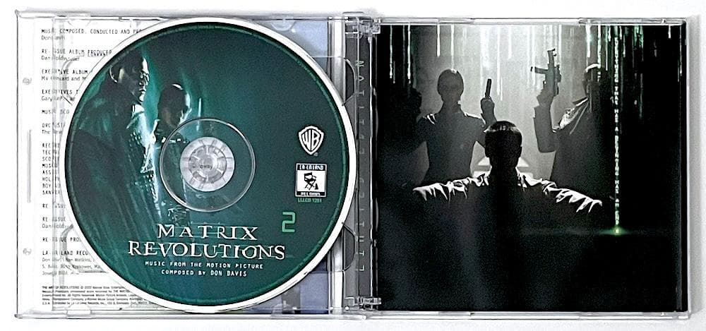 Limited Edition Matrix Revolutions OST 2CD Out of Print Rare Disc Condition: NM | Japansoundstore