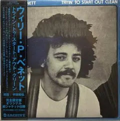 Willie P. Bennett Tryin' To Start Out Clean Japan Mini LP CD OBI Folk Rock 2004