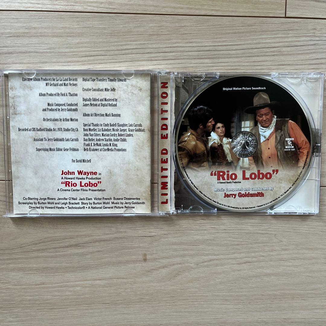 Jerry Goldsmith Rio Lobo Original Motion Picture Soundtrack CD Limited Edition