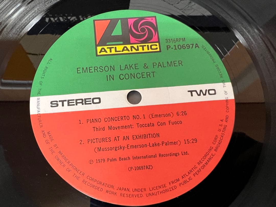 Emerson Lake & Palmer LP In Concert Japan 1979 Vinyl, NM, Rare Record | Japansoundstore