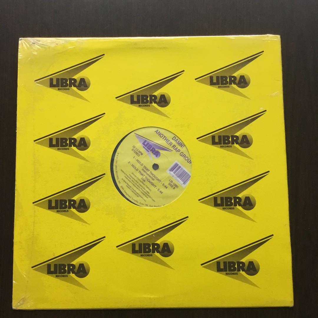 Damn! Another Rap Group - Hold That Thought 12" Vinyl Hip Hop 1991 Libra Records