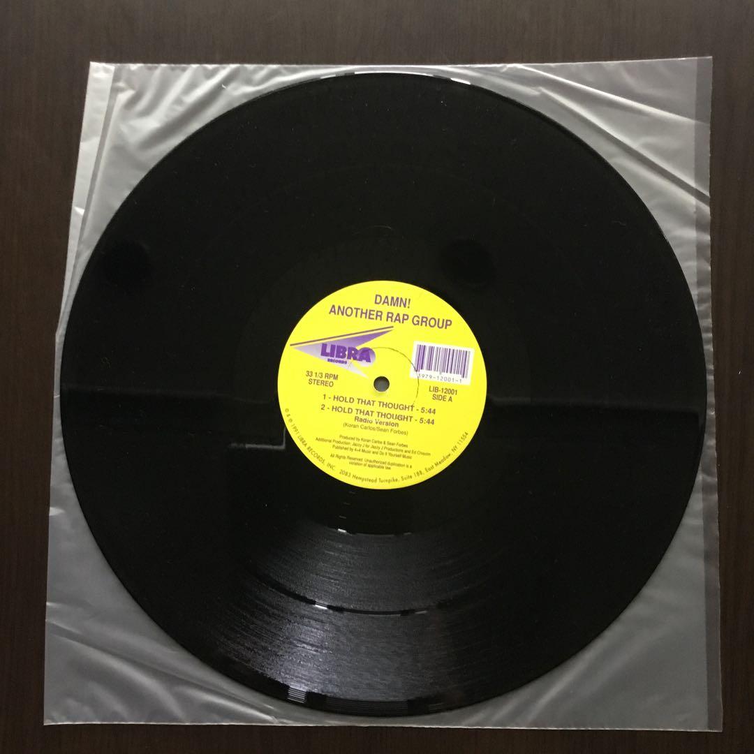 Damn! Another Rap Group - Hold That Thought 12" Vinyl Hip Hop 1991 Libra Records