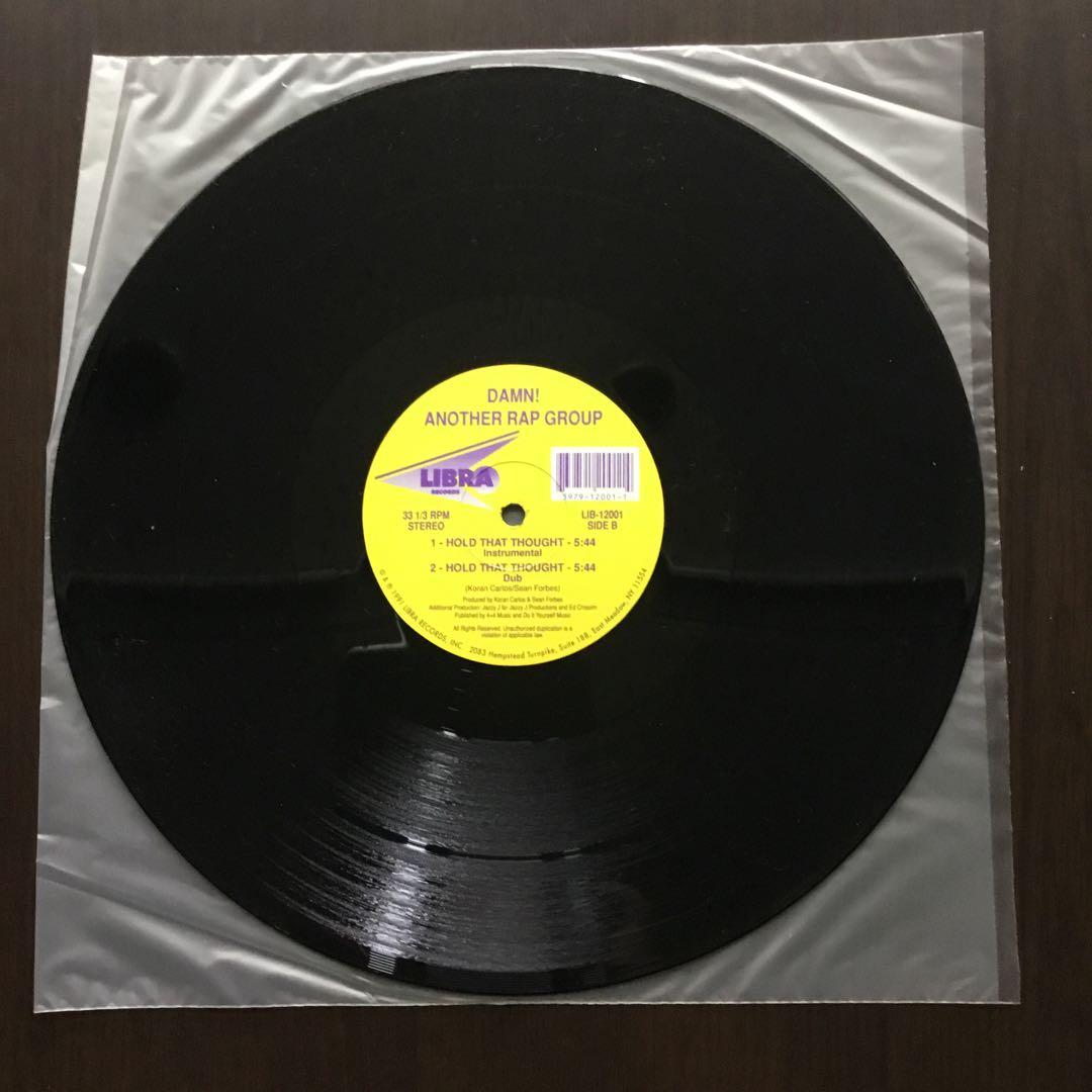 Damn! Another Rap Group - Hold That Thought 12" Vinyl Hip Hop 1991 Libra Records