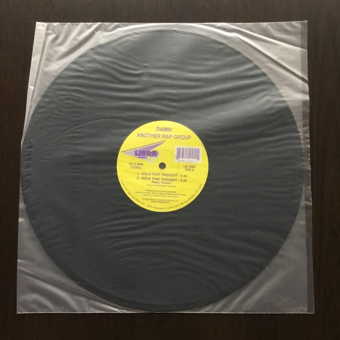 Damn! Another Rap Group - Hold That Thought 12" Vinyl Hip Hop 1991 Libra Records