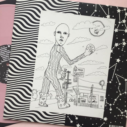 Mndsgn - Snaxx LP Pink Colored Vinyl Stones Throw Beat Chill Lo-Fi Hip Hop