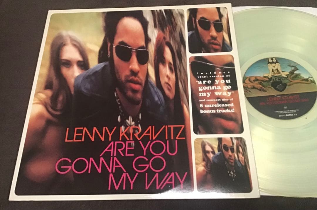 Lenny Kravitz Are You Gonna Go My Way Clear Vinyl LP + Bonus CD 1993 US Press