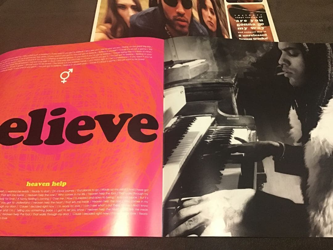 Lenny Kravitz Are You Gonna Go My Way Clear Vinyl LP + Bonus CD 1993 US Press