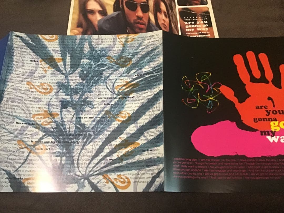 Lenny Kravitz Are You Gonna Go My Way Clear Vinyl LP + Bonus CD 1993 US Press