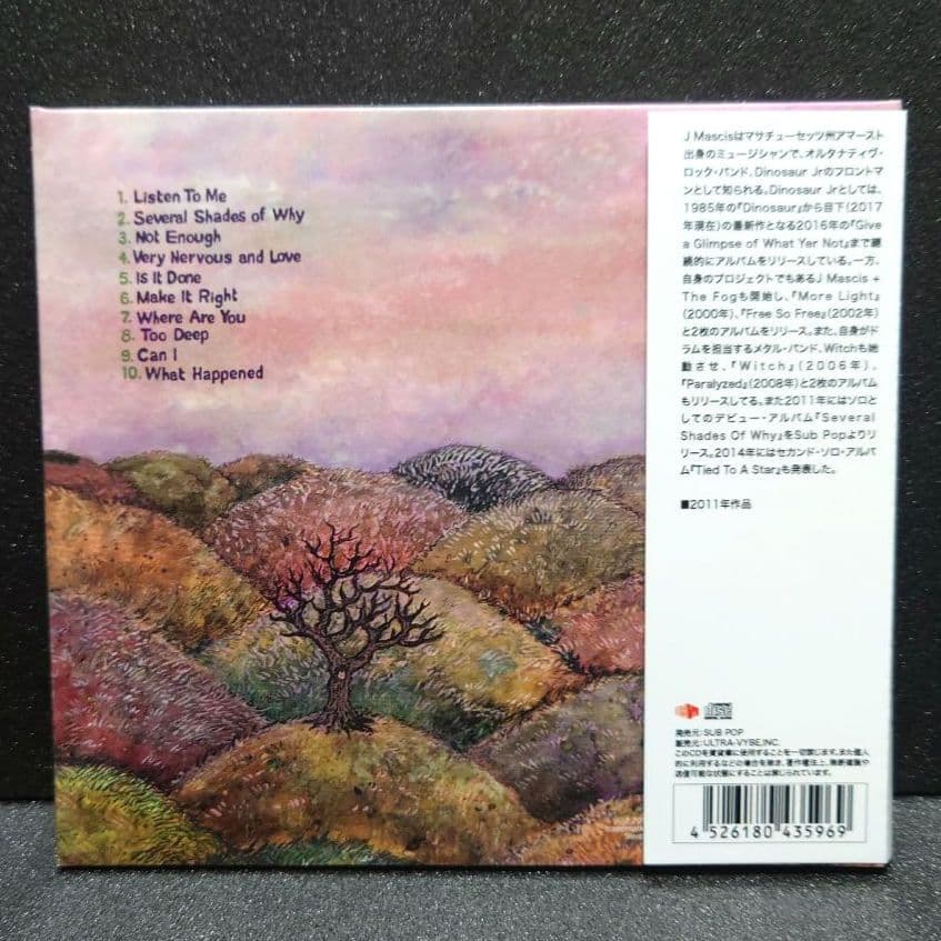 J Mascis - Several Shades of Why CD Japan Press with OBI Paper Sleeve 2011/2017