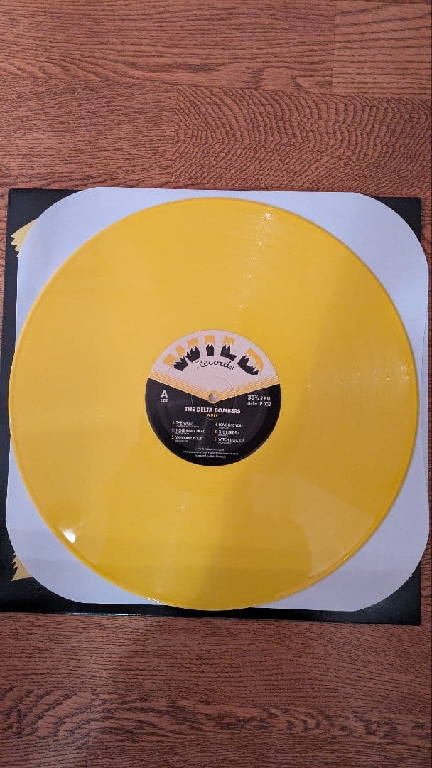 The Delta Bombers - Wolf Vinyl LP Yellow Color Wax Rockabilly
