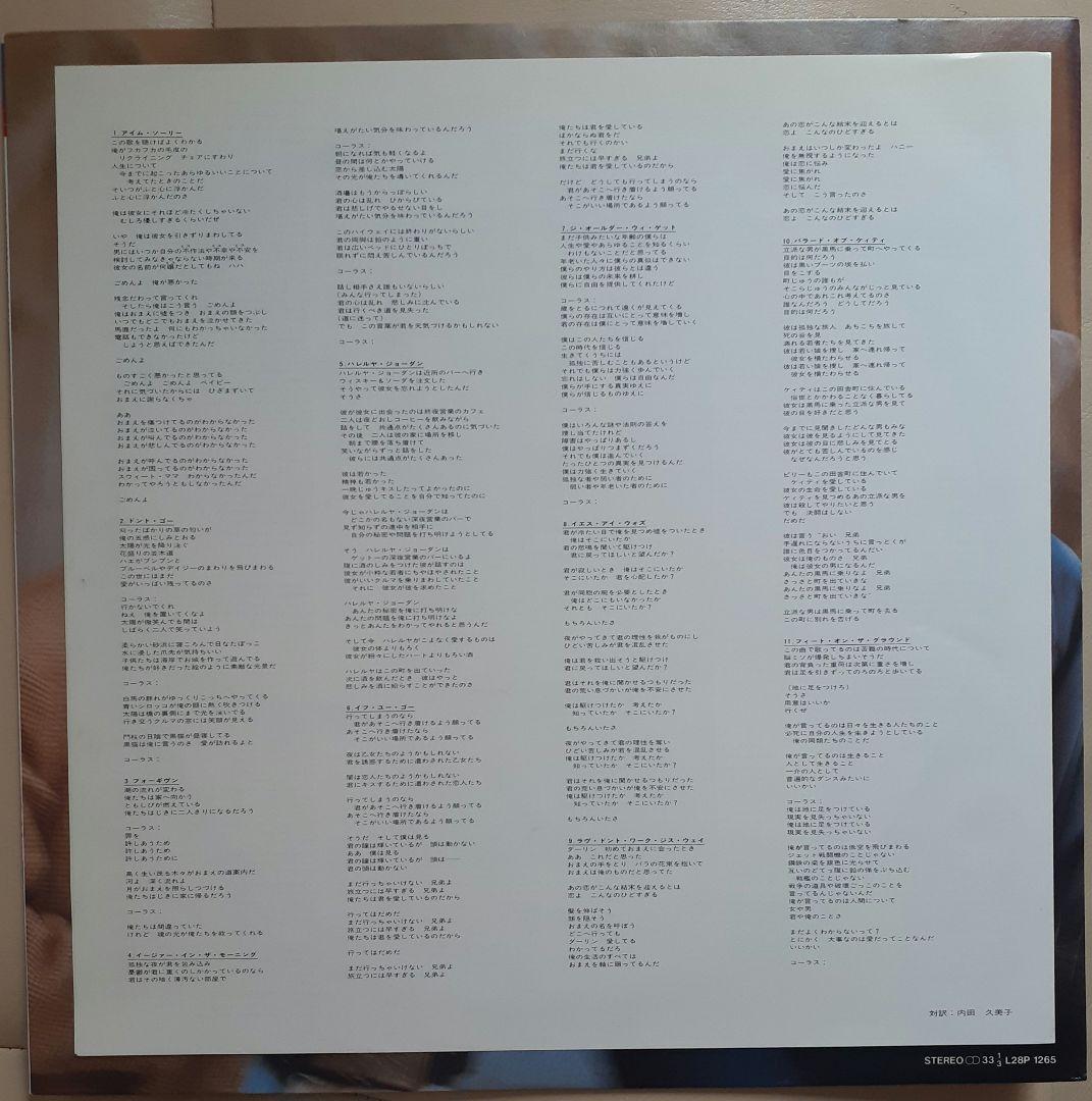 Hothouse Flowers People LP 1988 Japan First Pressing Vinyl Excellent Condition
