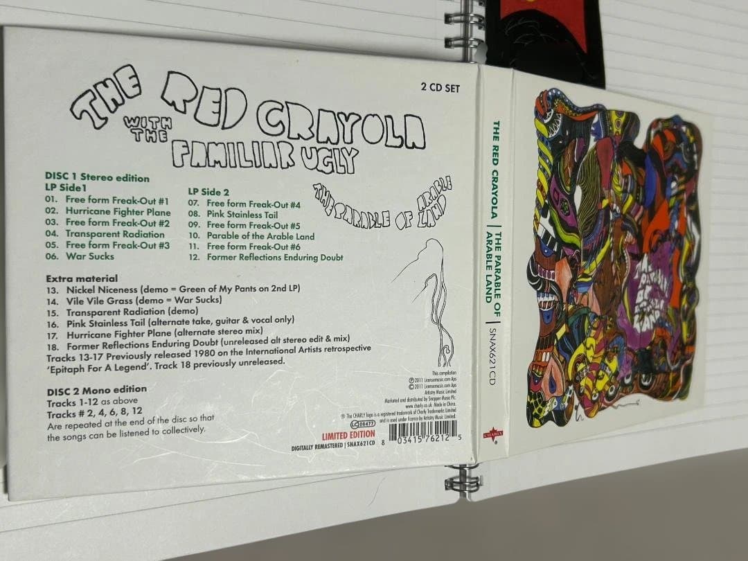The Red Crayola With The Familiar Ugly 2CD The Parable Of Arable Land 2011 Ed