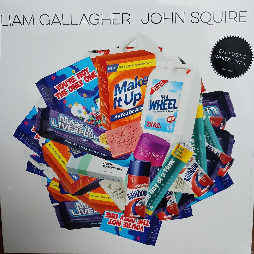 Liam Gallagher & John Squire - Self Titled Exclusive White Vinyl LP Record
