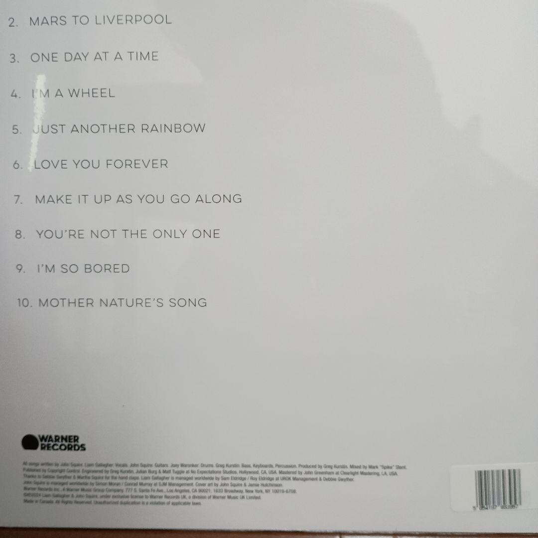 Liam Gallagher & John Squire - Self Titled Exclusive White Vinyl LP Record