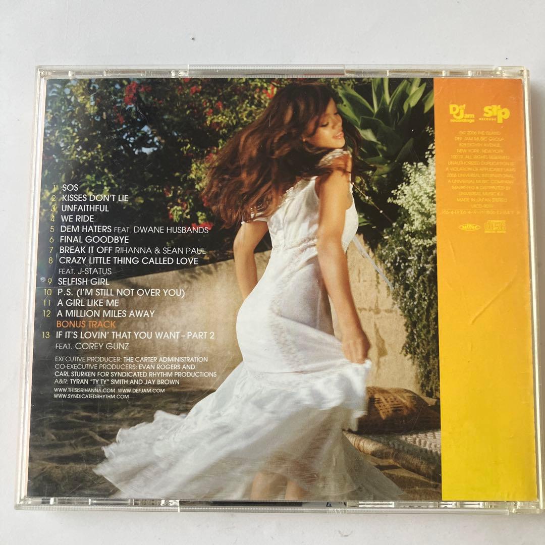Rihanna - A Girl Like Me CD Japan Press with OBI Limited Edition 2006
