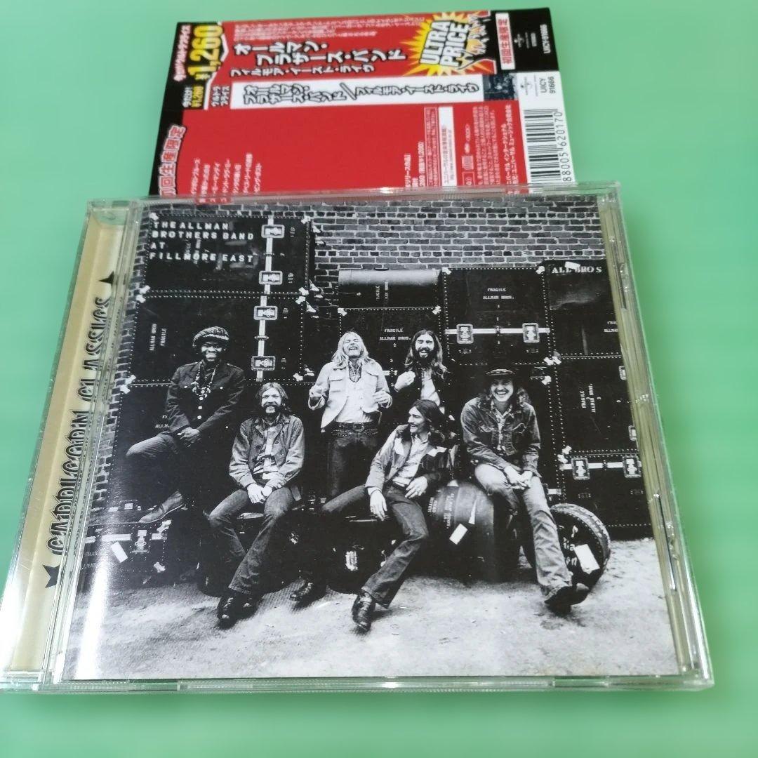The Allman Brothers Band - At Fillmore East CD Japan Press with OBI UICY-91666