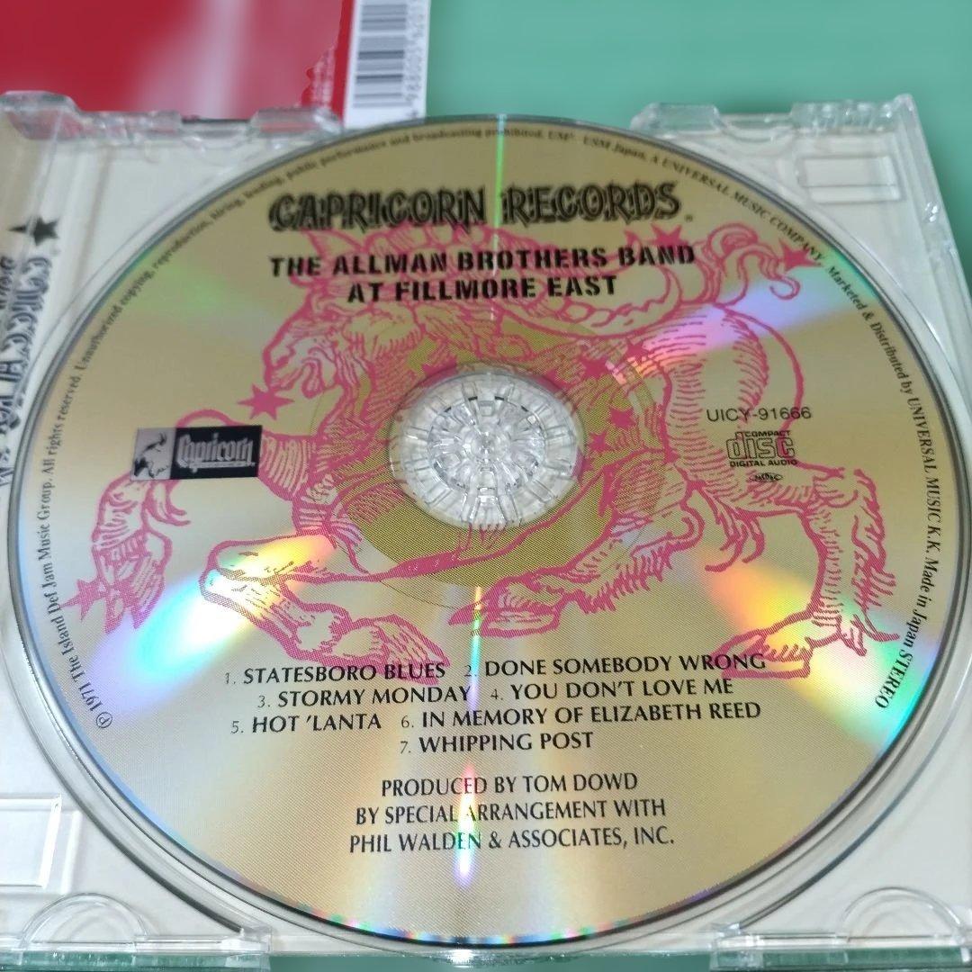 The Allman Brothers Band - At Fillmore East CD Japan Press with OBI UICY-91666
