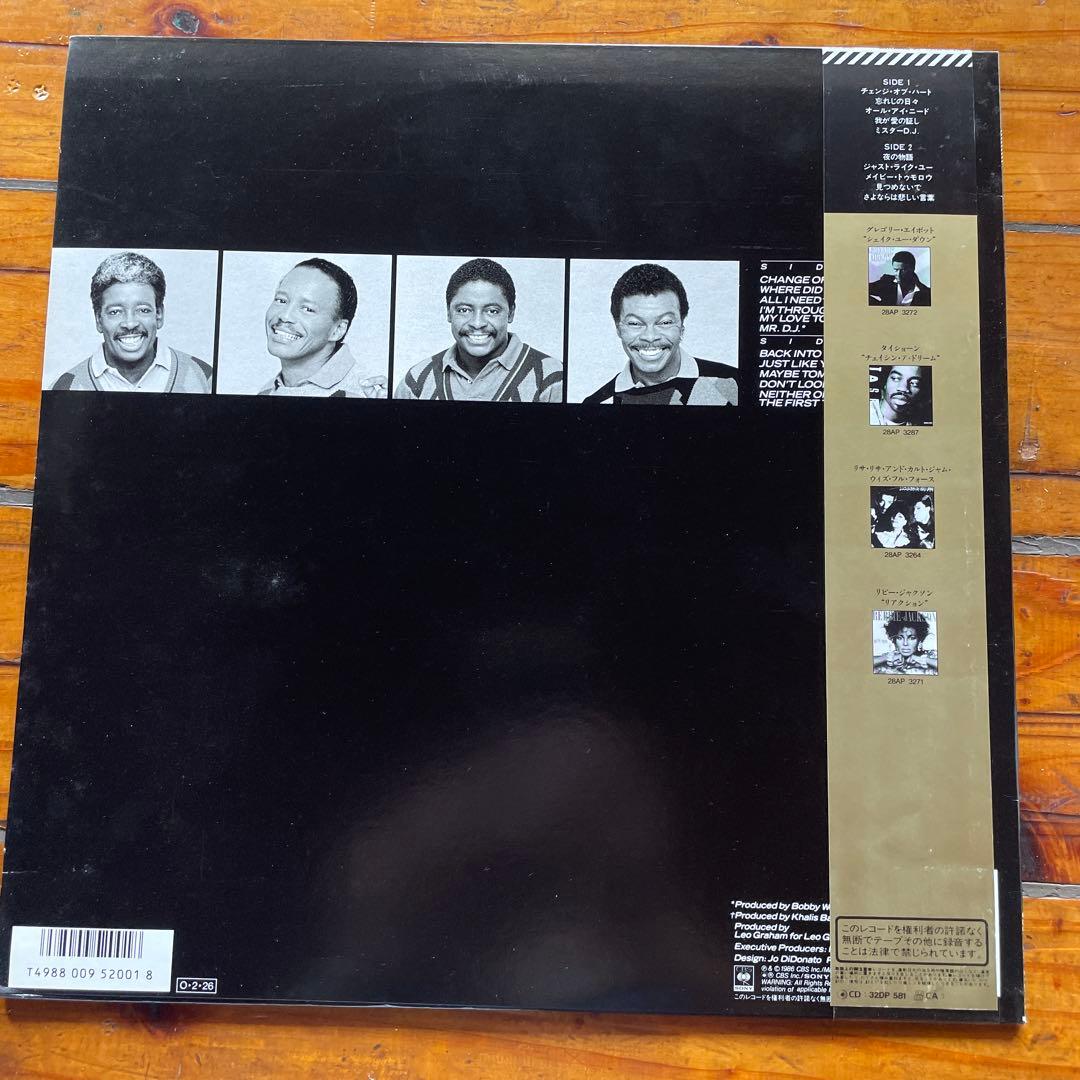 The Manhattans - Back To Basics - Japan Vinyl LP 28AP 3270 with Obi Strip