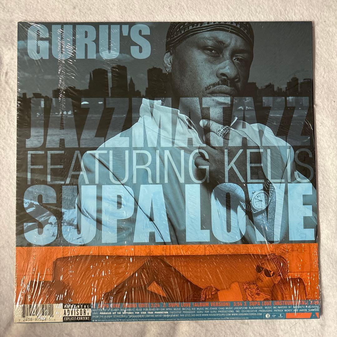 Guru Jazzmatazz 12" Supa Love (Neptunes) / Certified (J Dilla) Hip Hop Vinyl