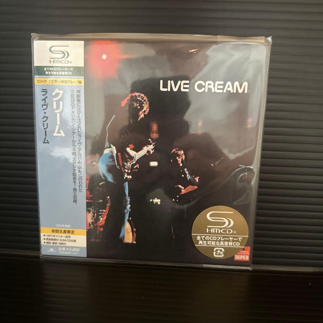 Cream - Live Cream SHM-CD Japan Press Limited Edition with OBI