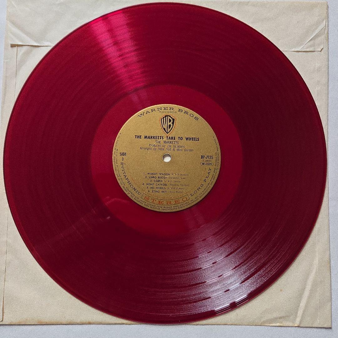 The Marketts - Take To Wheels LP 1964 Japan Red Vinyl Surf Rock Instrumental