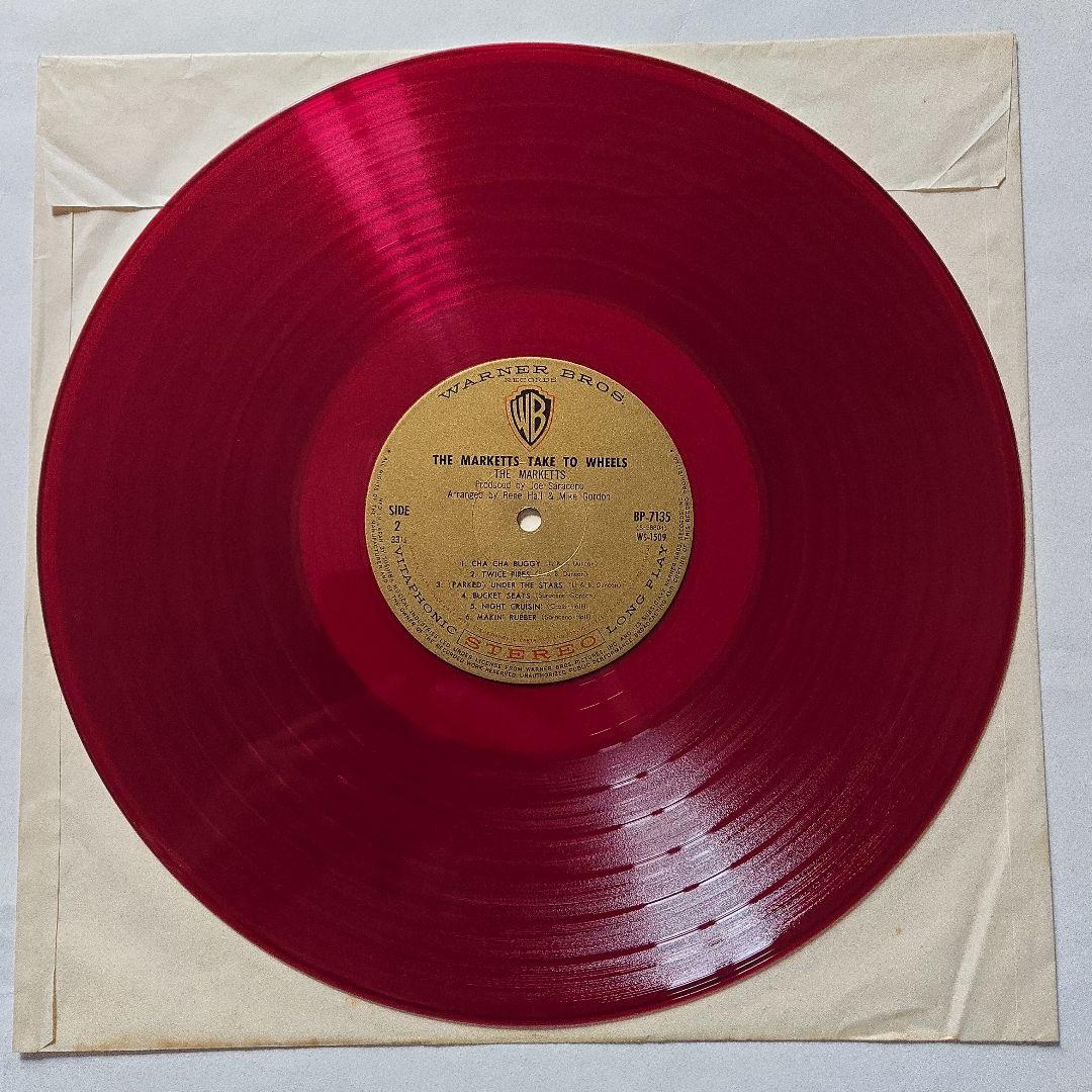 The Marketts - Take To Wheels LP 1964 Japan Red Vinyl Surf Rock Instrumental