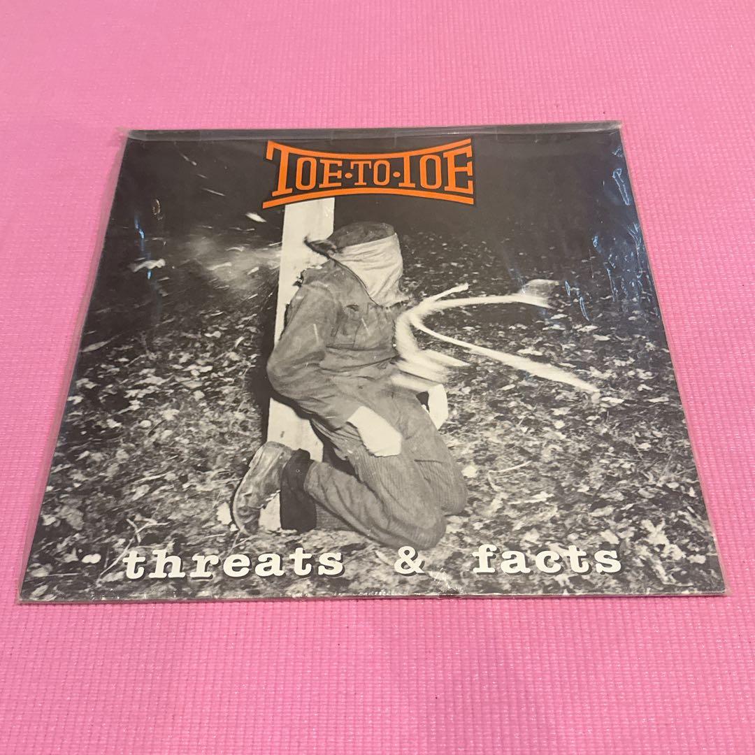 Toe to Toe - Threats & Facts LP Red Vinyl Hardcore Punk Kangaroo Records