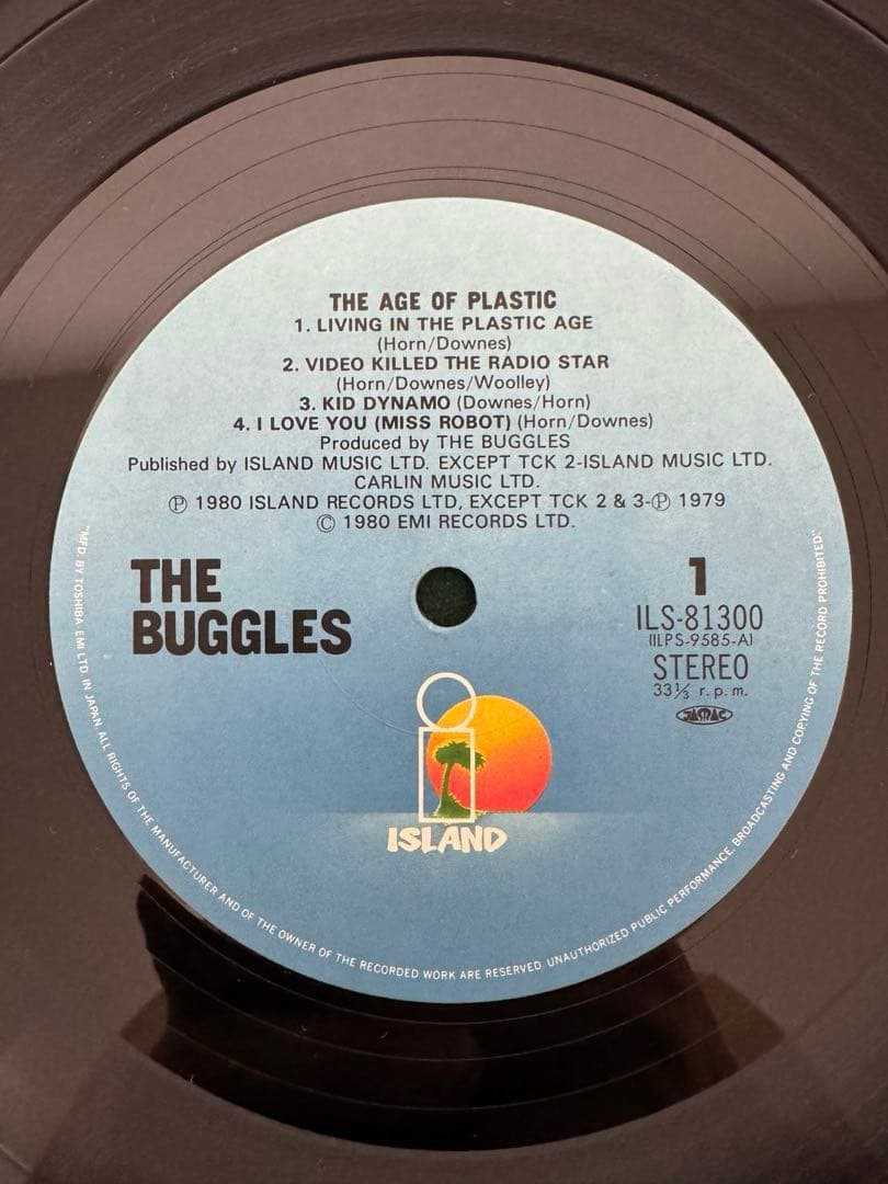 The Buggles The Age Of Plastic Vinyl LP Japan Pressing w/ Obi Insert New Wave