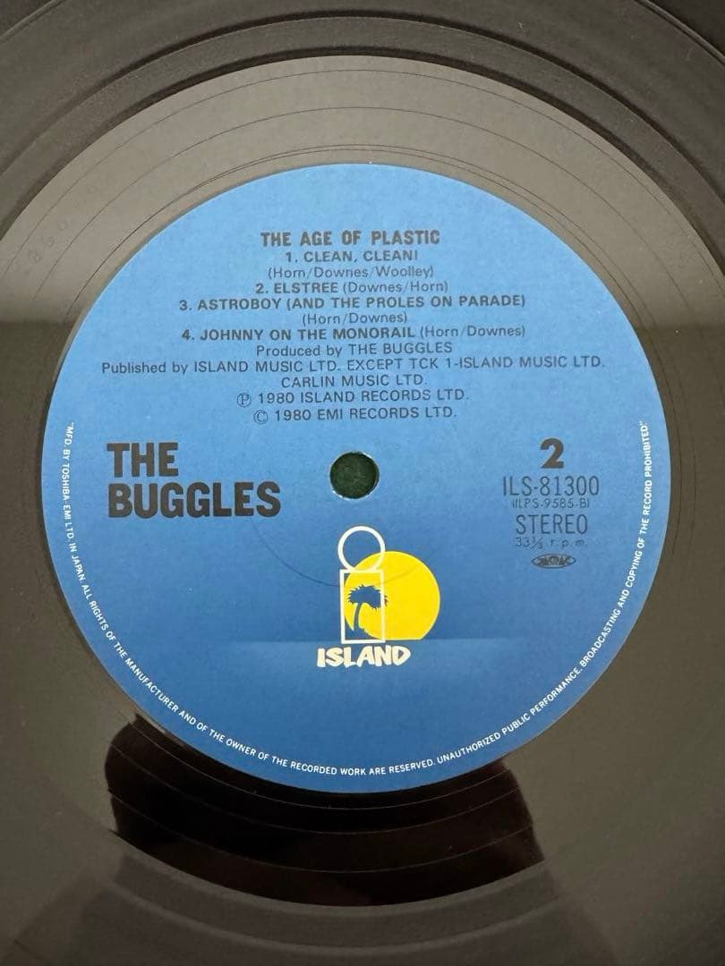 The Buggles The Age Of Plastic Vinyl LP Japan Pressing w/ Obi Insert New Wave