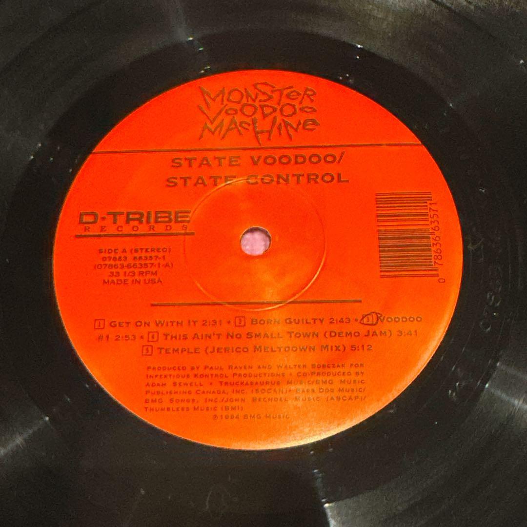 Monster Voodoo Machine State Voodoo / State Control 1994 Vinyl LP Industrial