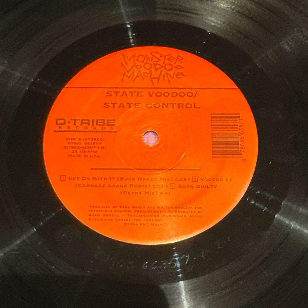 Monster Voodoo Machine State Voodoo / State Control 1994 Vinyl LP Industrial