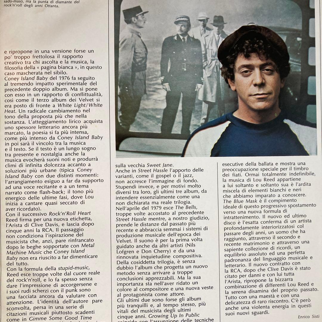 Lou Reed & The Velvet Underground Italy Pressing Vinyl LP 1975 Super Star Series