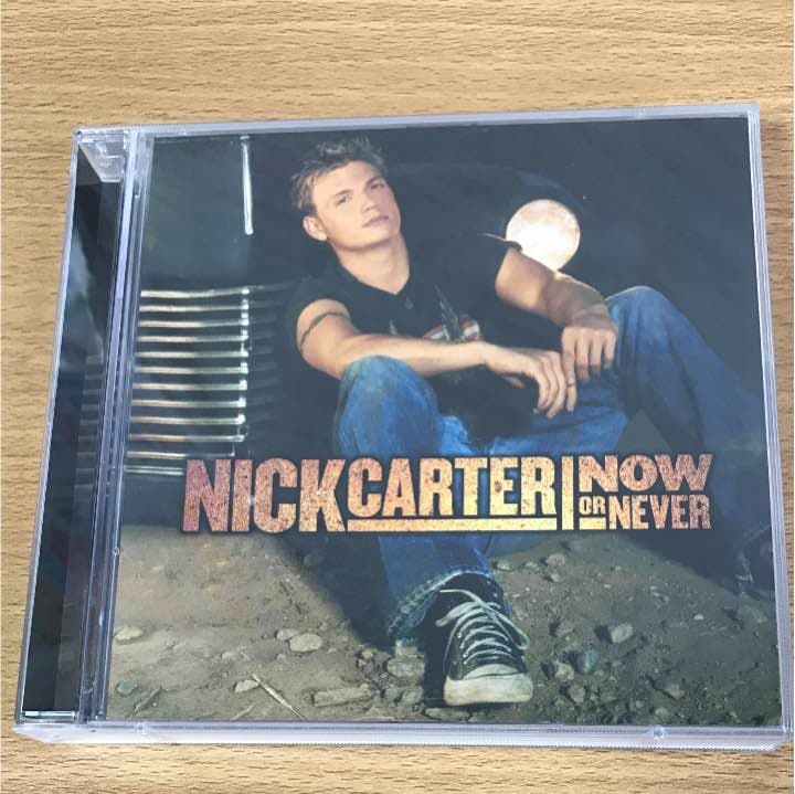 Nick Carter Now Or Never 2CD+DVD Japan Press with OBI Limited Edition 2002