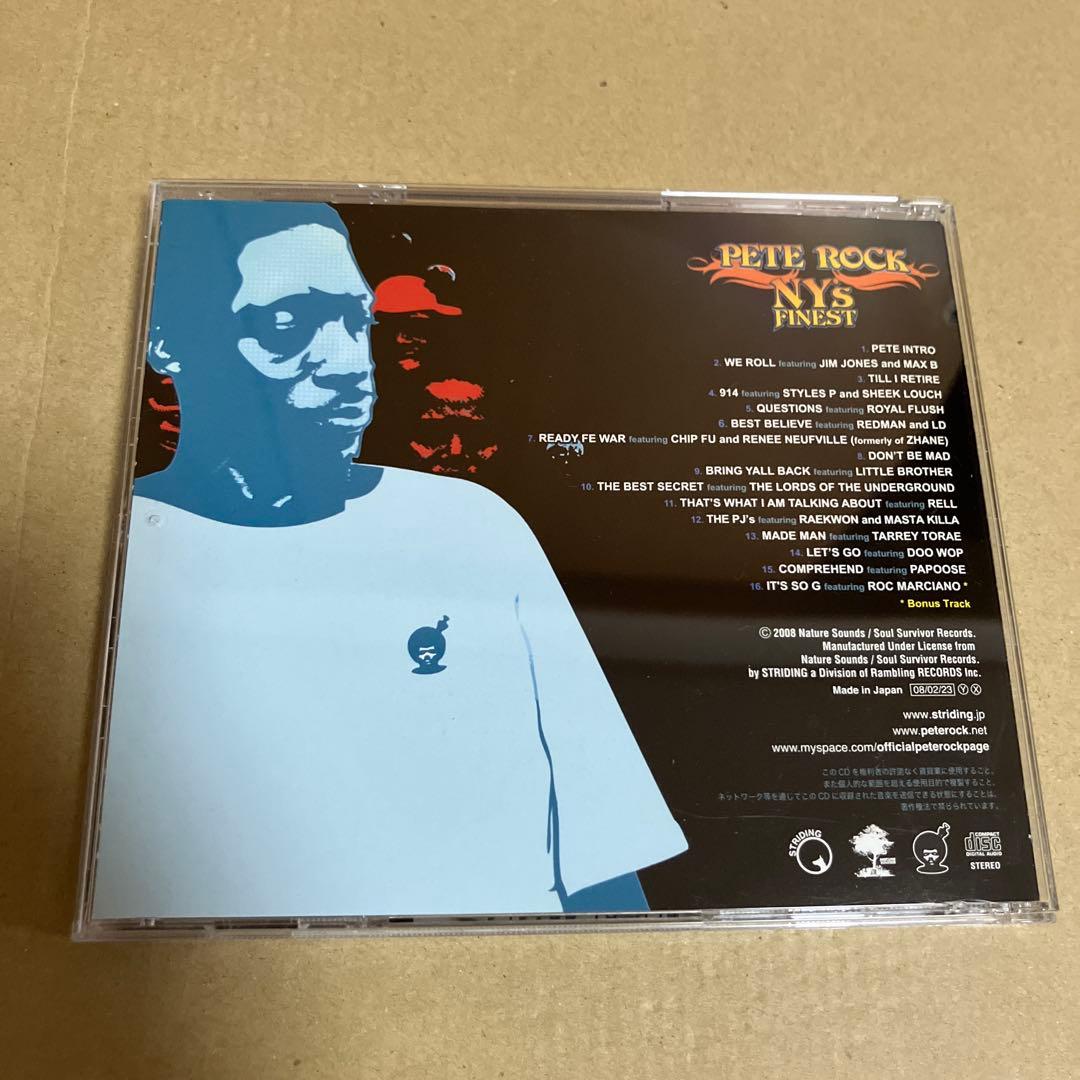 Pete Rock - NY's Finest CD Japan Press with OBI Limited Edition 2008 Hip Hop
