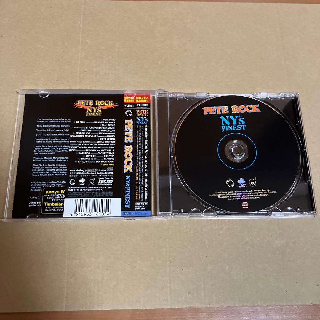 Pete Rock - NY's Finest CD Japan Press with OBI Limited Edition 2008 Hip Hop