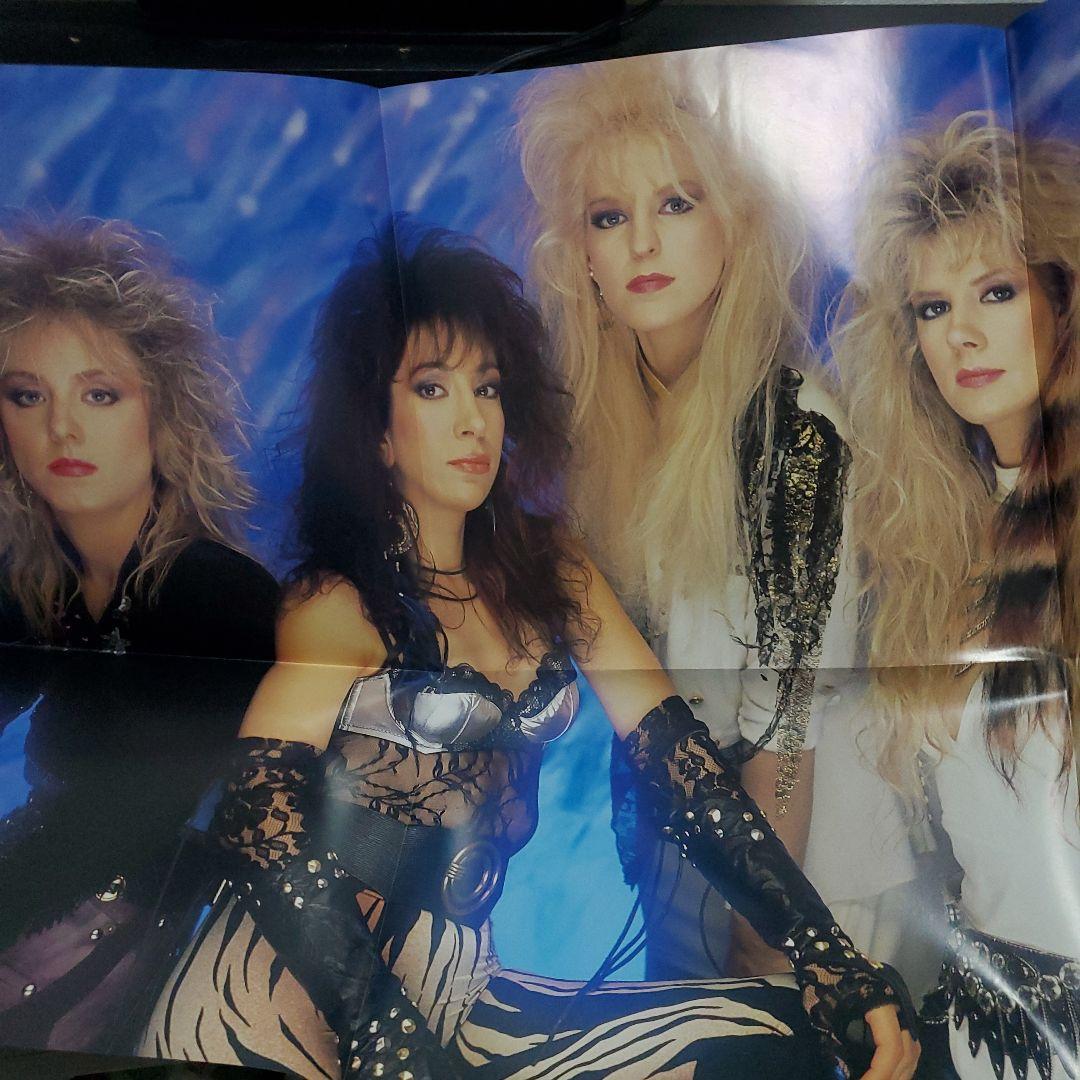 Vixen - Self Titled LP 1988 Japan Issue With Obi and Poster Hard Rock