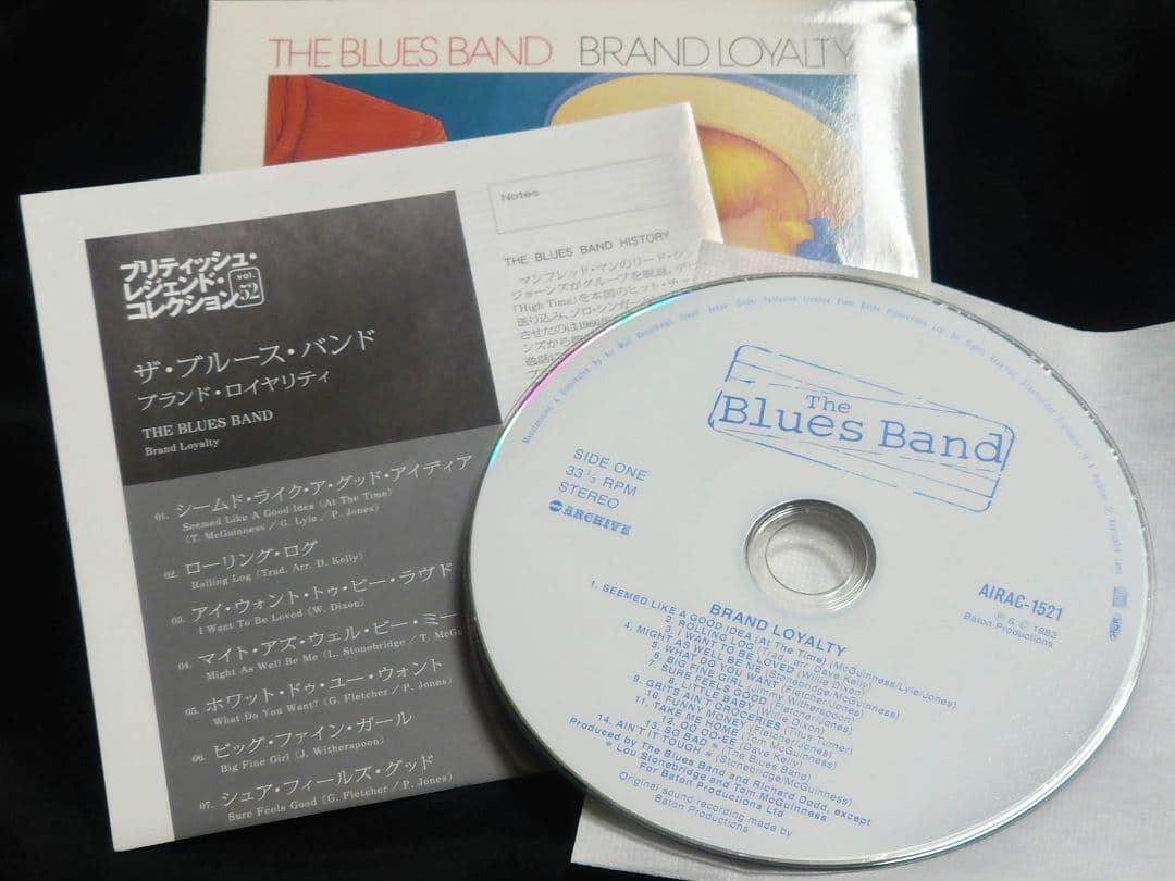 The Blues Band Brand Loyalty CD Japan Press 2009 Remaster Limited Paper Sleeve