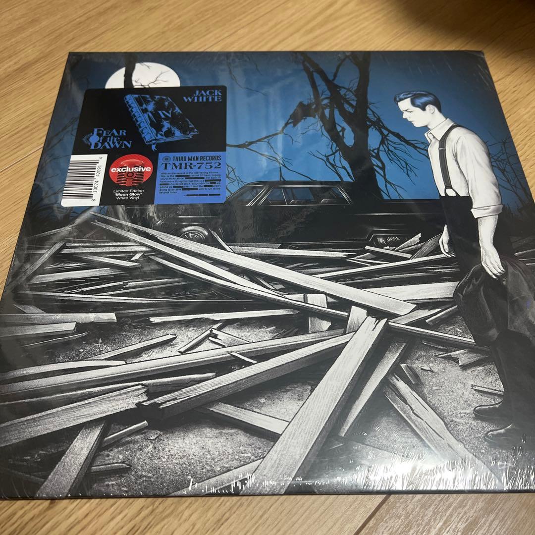 Jack White - Fear Of The Dawn LP Moon Glow White Vinyl Exclusive Import