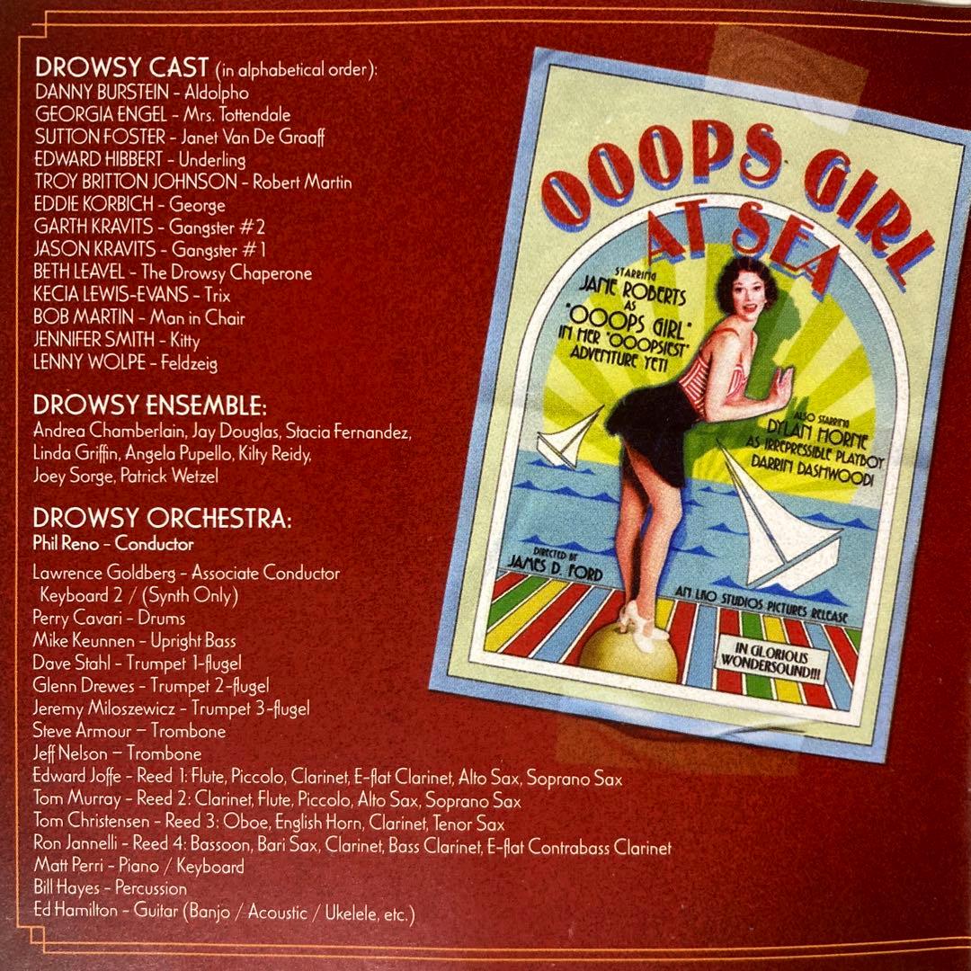 The Drowsy Chaperone Original Broadway Cast Recording CD, Japan Import