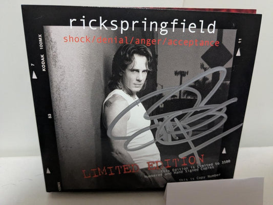 Rick Springfield Shock/Denial/Anger Limited Edition 2CD+1DVD Used | Japansoundstore