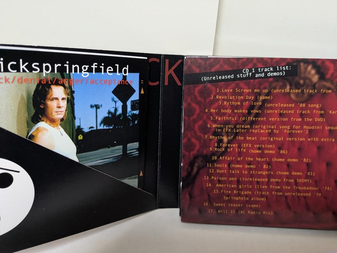 Rick Springfield Shock/Denial/Anger Limited Edition 2CD+1DVD Used | Japansoundstore