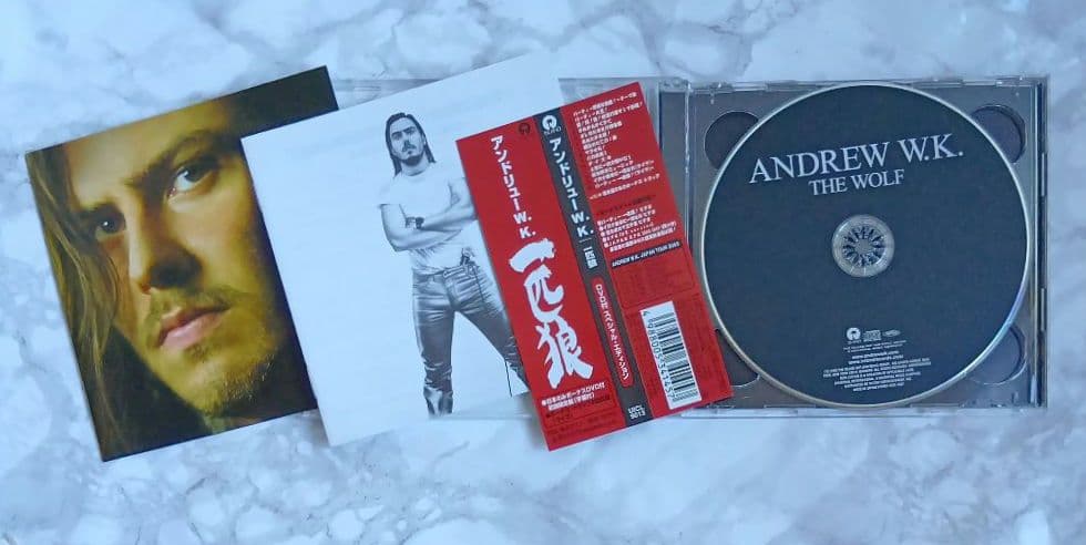 Andrew W.K. The Wolf Japan Press CD+DVD Limited Edition with OBI 2003