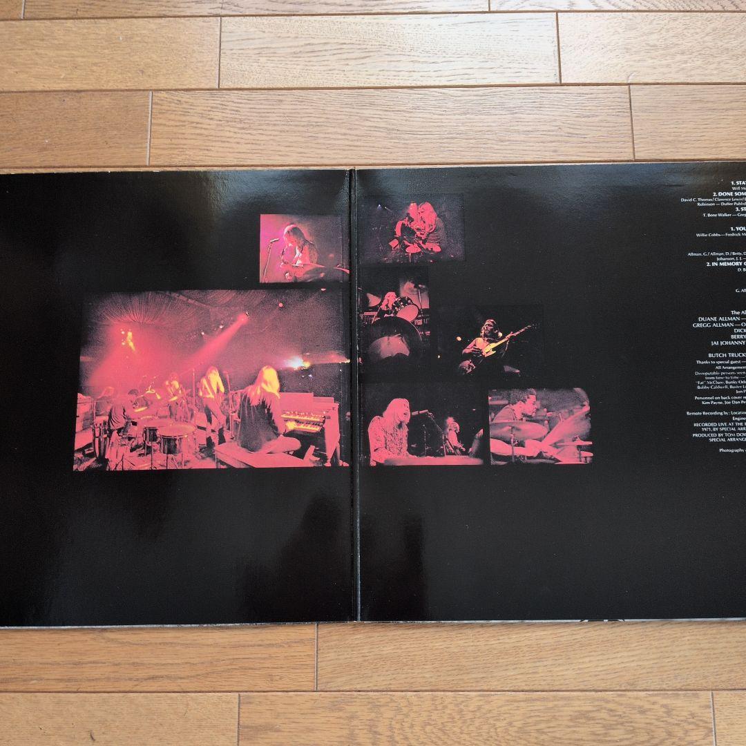 Allman Brothers Band - At Fillmore East - Japan 2LP Vinyl Record, Liner Notes