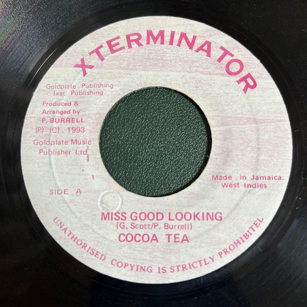 Cocoa Tea - Miss Good Looking 7" Single XTerminator 1993 Roots Reggae Jamaica