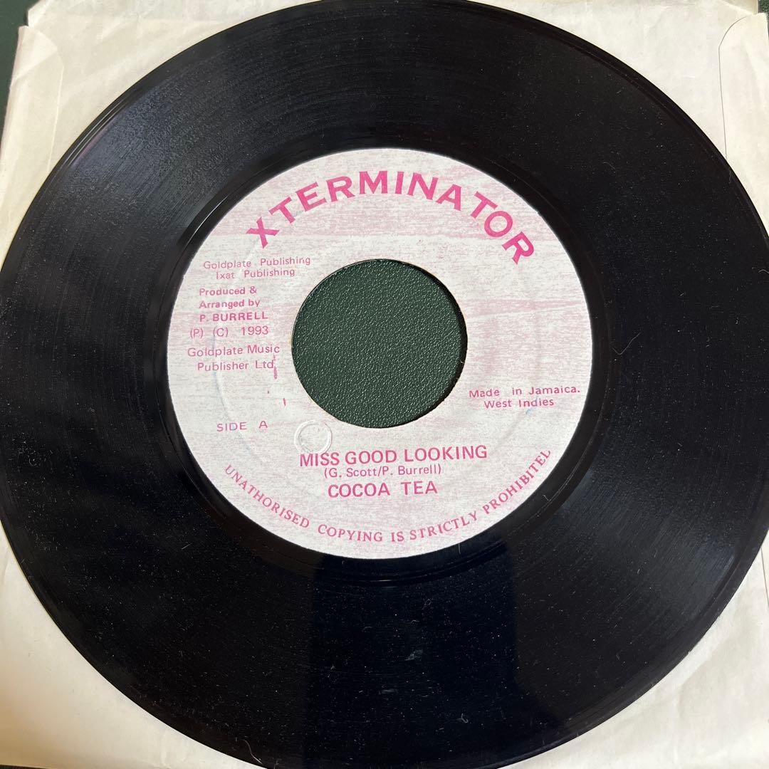 Cocoa Tea - Miss Good Looking 7" Single XTerminator 1993 Roots Reggae Jamaica